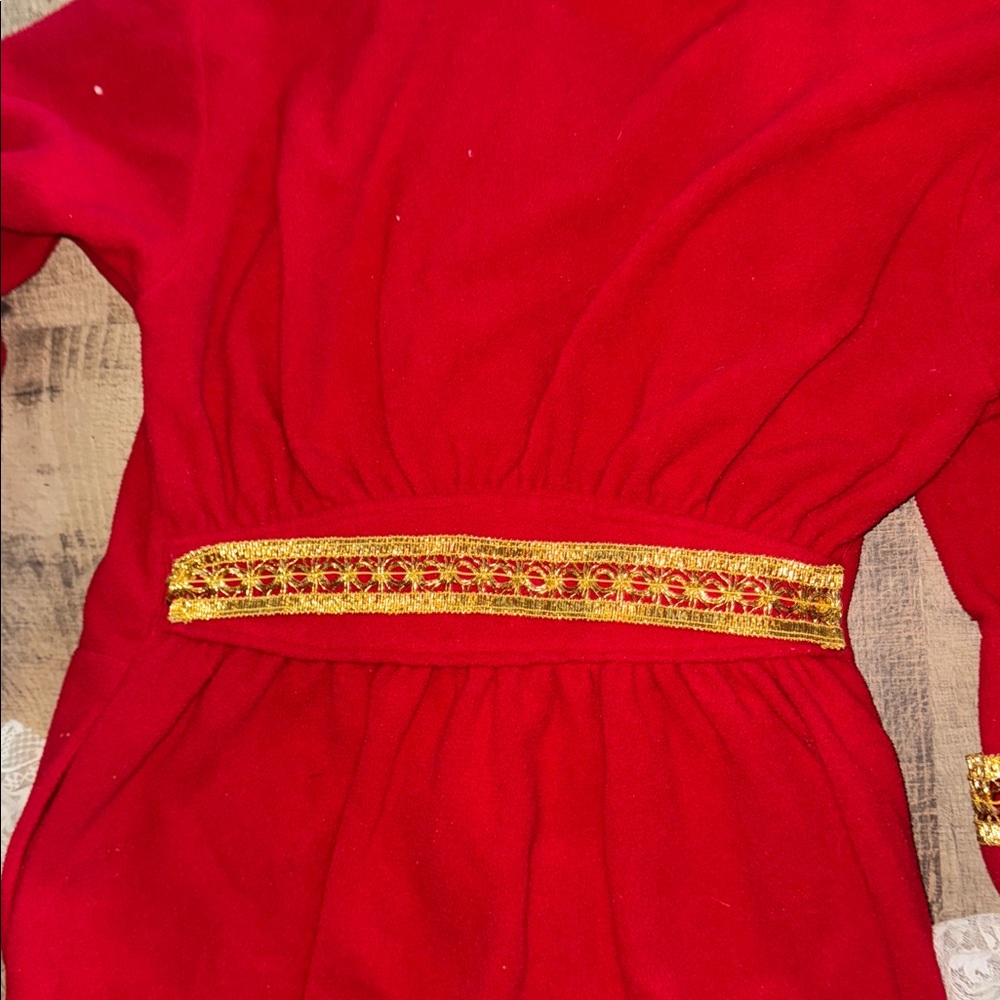 Talbots Intimates Size P Transformed: Unique Red & Lace Royal Robe - Picture 7 of 7